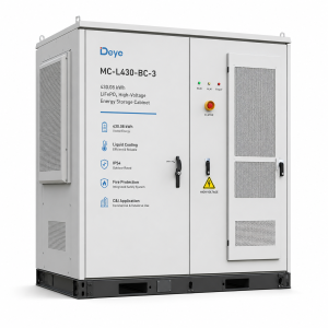 Система хранения энергии Deye MC-L430-BC-3 430,08 кВт·ч 768 В 280 А·ч LiFePO4 IP54 с жидкостным охлаждением